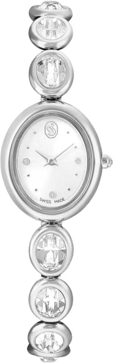 Swarovski Swarovski Horloge 5740826 Imber Ovaal Swiss Made Roestvrij Staal met 8 Kristallen 25x21mm