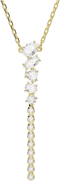 Swarovski Swarovski Collier 5747997 Mesmera Goudkleurig met Meerdere Kristallen 38-45cm