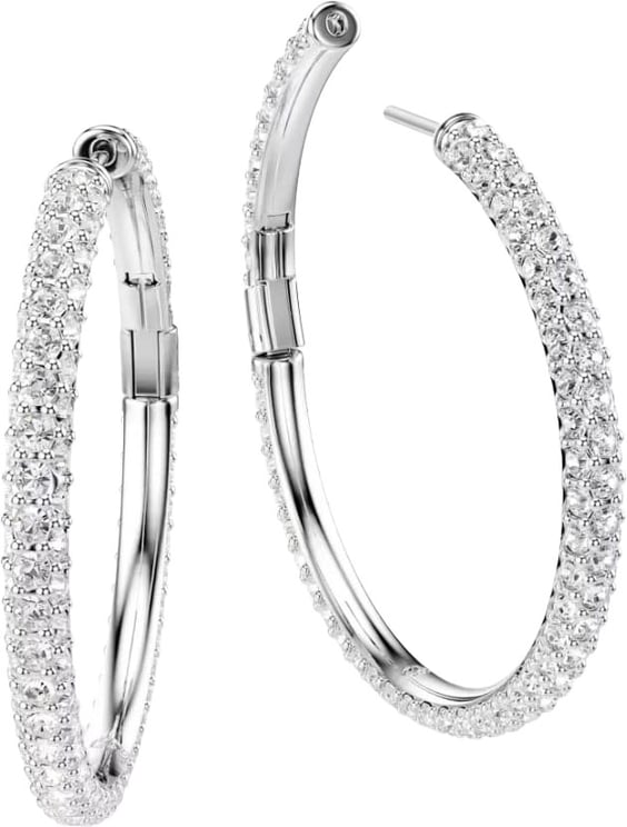 Swarovski Swarovski Oorbellen 5754156 Dextera Zilverkleurig met Kristallen 3mmx35mm