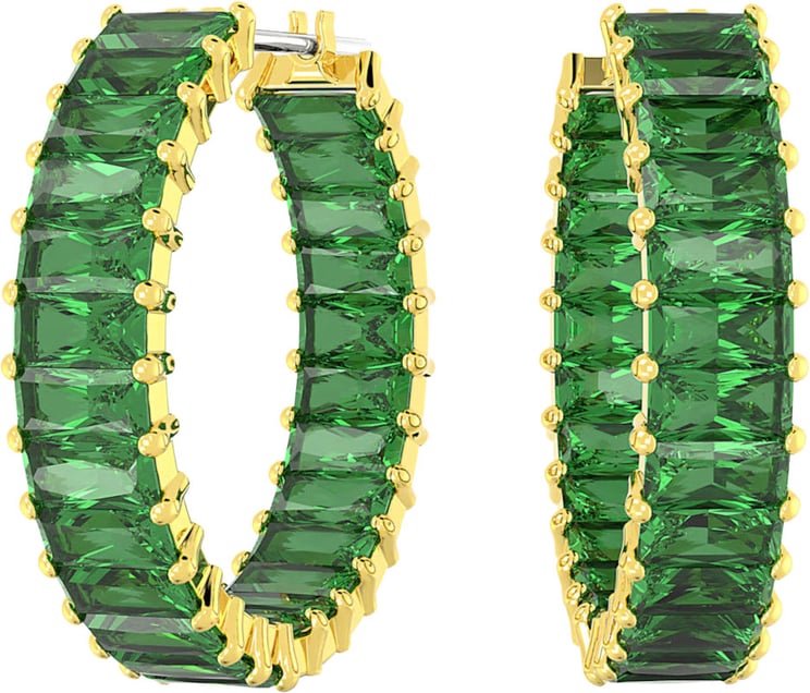 Swarovski Swarovski Matrix - Oorbellen - Groen