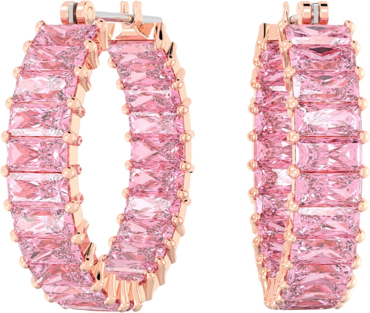 Swarovski Swarovski Matrix - Oorbellen - Roze