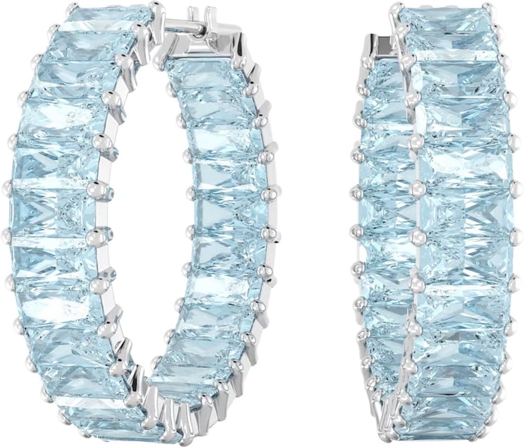 Swarovski Swarovski Matrix - Oorbellen - Lichtblauw