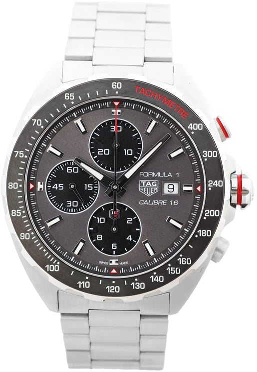 Tag Heuer TAG Heuer Formula 1 Calibre 16 CAZ2012-0 WMF2350 SS AT Watch with Gray Dial