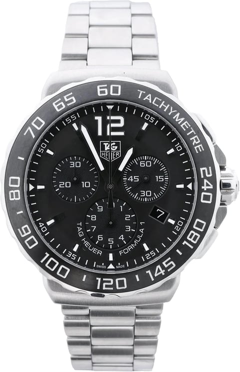 Tag Heuer TAG Heuer Formula 1 CAU1115 EAH5110 SS QZ Watch with Gray Dial