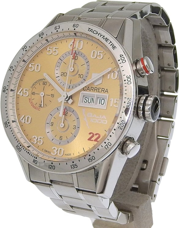 Tag Heuer Tag Heuer Carrera Calibre 16 Chronograph Day Date Automatic Stainless Steel 43