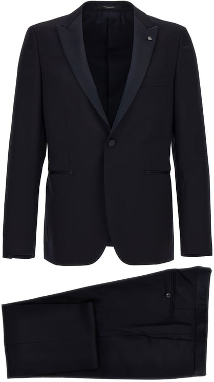 Tagliatore Tagliatore Blue Virgin Wool Blazer