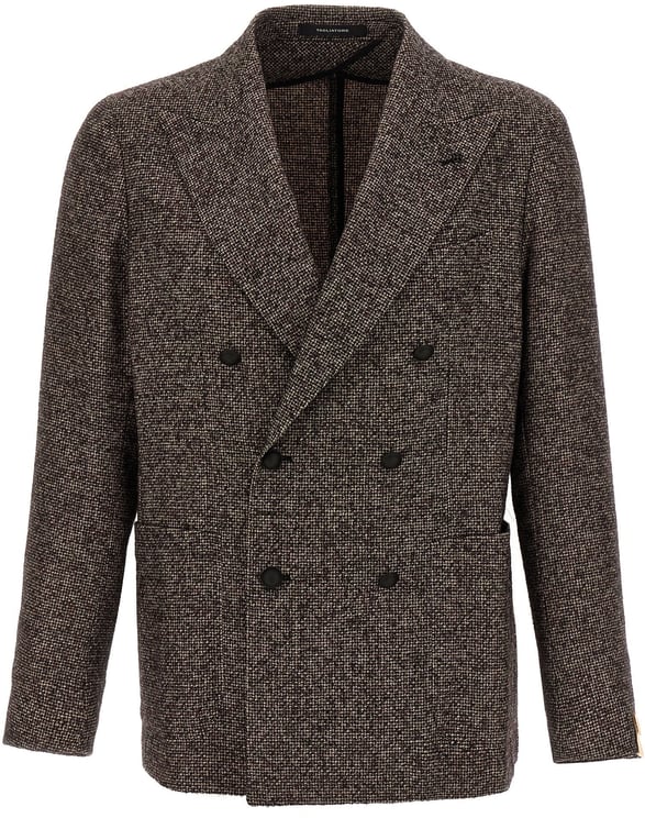 Tagliatore Tagliatore Brown Virgin Wool Blazer