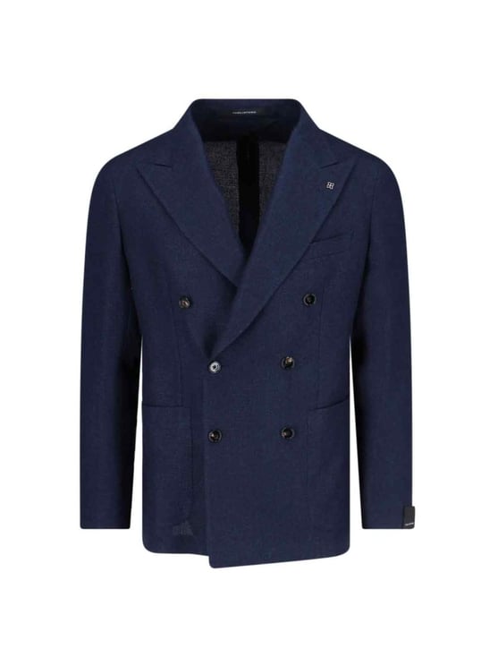 Tagliatore Double-Breasted Blazer – Navy Blue