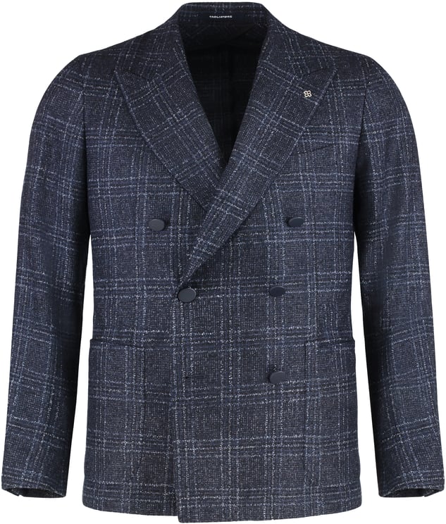 Tagliatore Prince-of-Wales wool jacket
