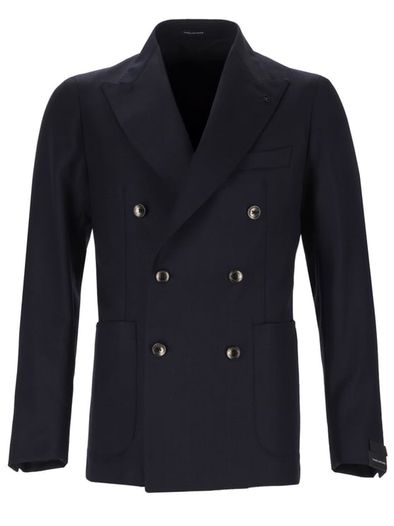 Tagliatore Montecarlo Virgin Wool Structured Blazer