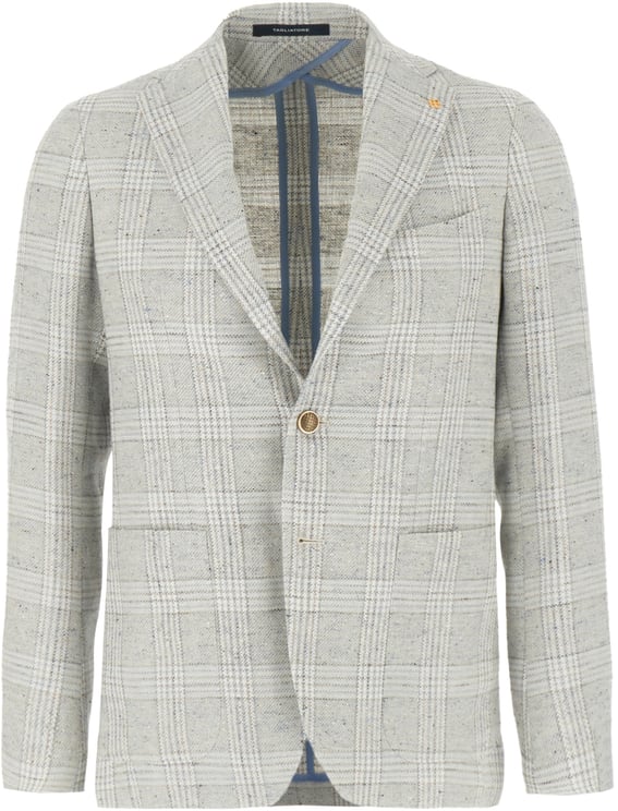 Tagliatore Tagliatore Embroidered cotton blend blazer