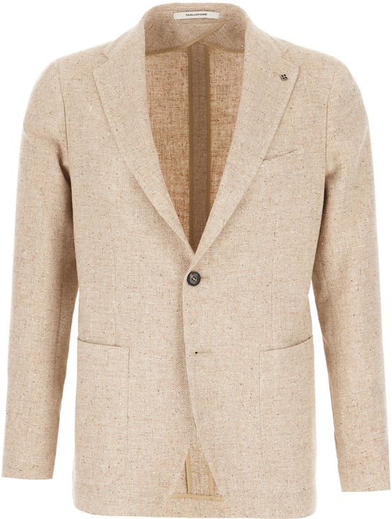 Tagliatore Tagliatore Embroidered cotton blend blazer