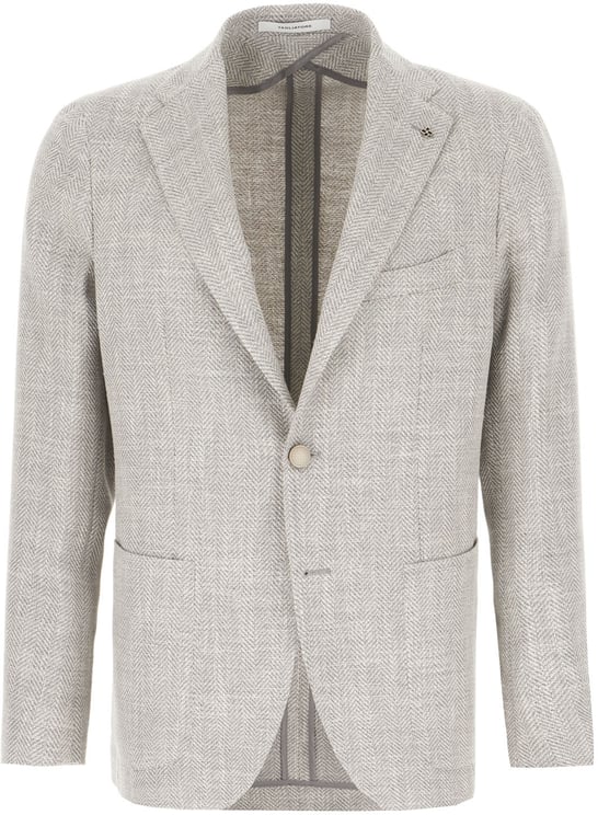 Tagliatore Tagliatore Embroidered wool blend blazer