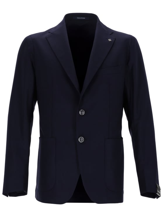 Tagliatore Single-Breasted Blazer – Blue