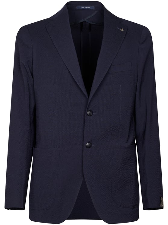 Tagliatore Tailored Two-Button Blazer with Notch Lapels