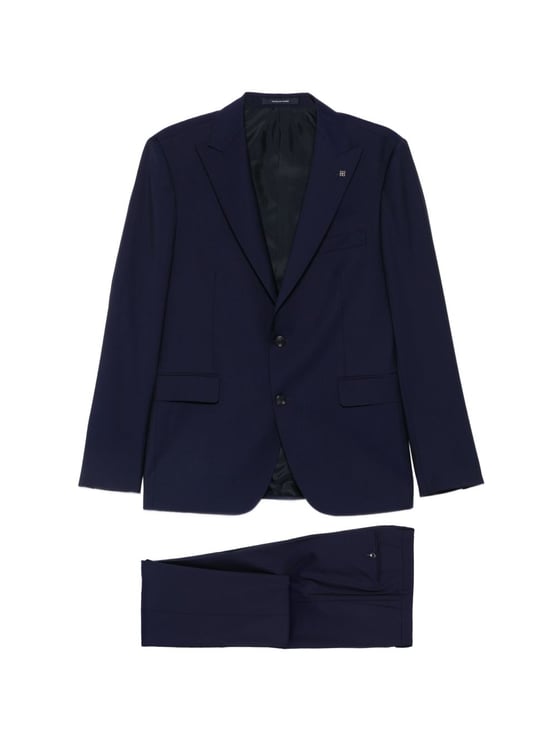 Tagliatore Bruce Deep Blue Peak Lapels Suit