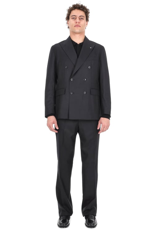 Tagliatore New York Model Super 120’S Wool Double-Breasted Dress