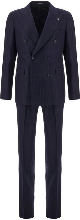 Tagliatore Tagliatore Embroidered wool suit