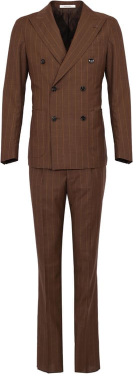 Tagliatore Dresses Brown