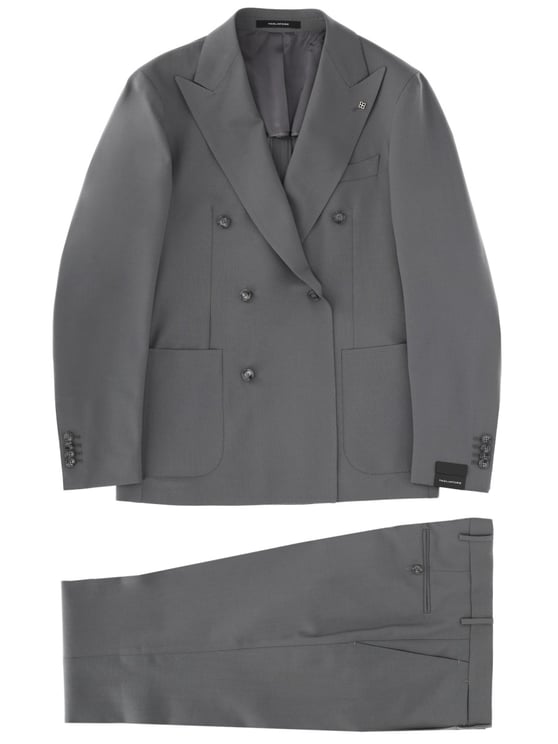Tagliatore Virgin Wool Blend Tailored Suit