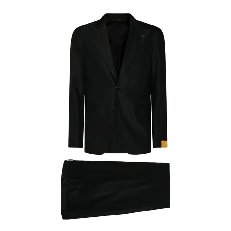 Tagliatore Tailored Black Jacket With Trousers