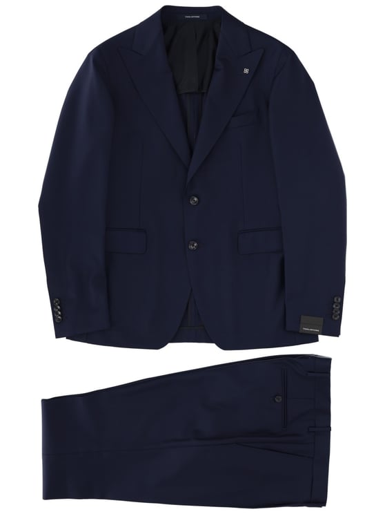 Tagliatore Virgin Wool Tailored Slim Suit