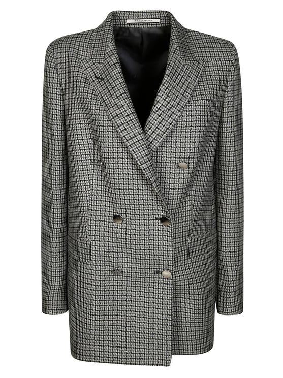 Tagliatore Double-Breasted Grey Blazer