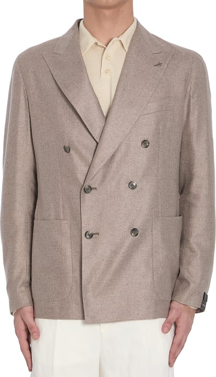 Tagliatore Double-breasted silk Blazer