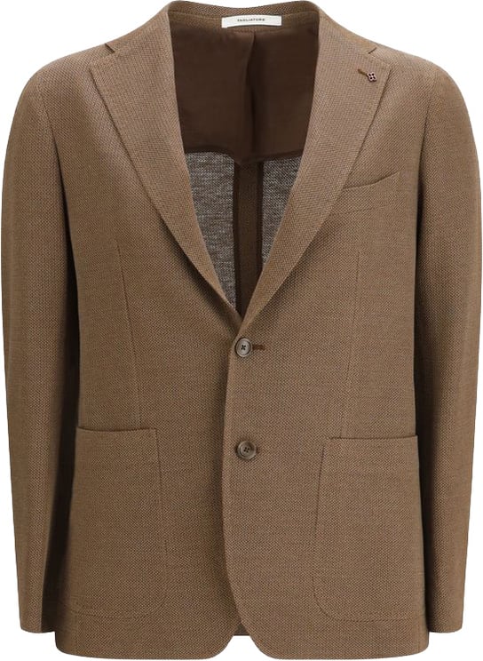 Tagliatore Tagliatore Brown Linen Blazer