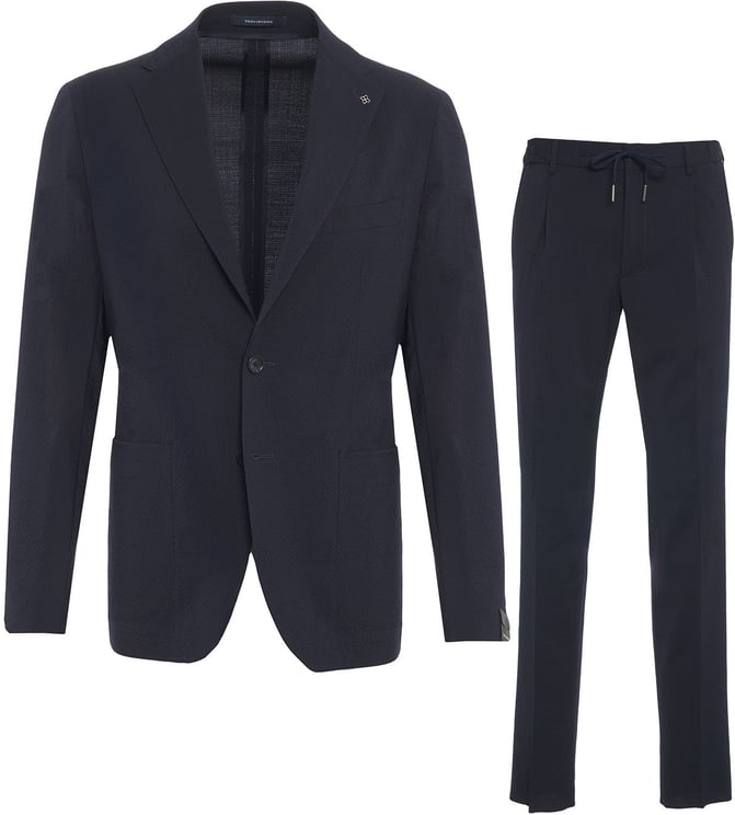 Tagliatore Suit in seersucker