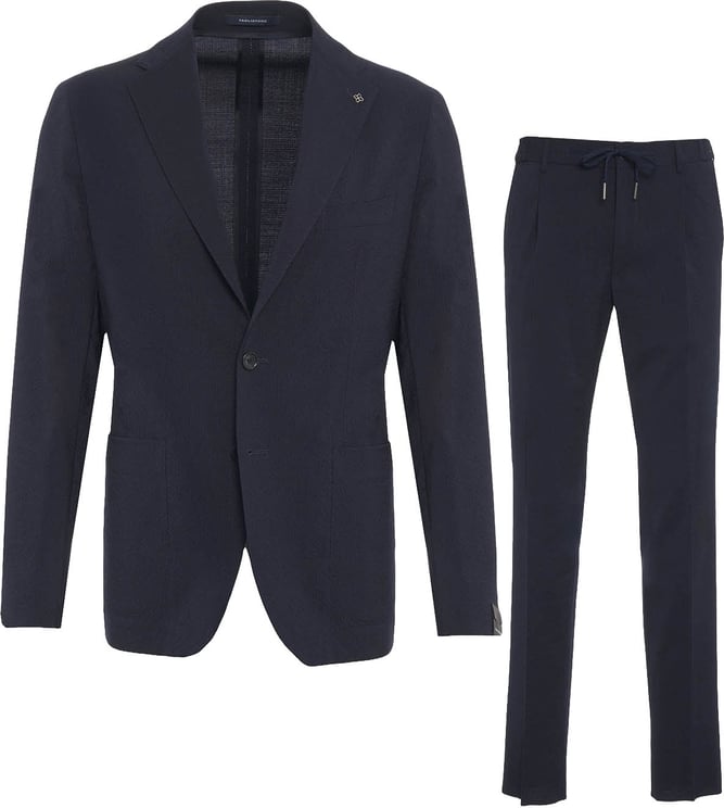 Tagliatore Suit in seersucker