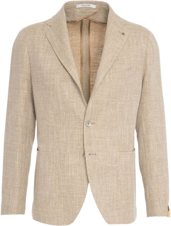 Tagliatore Blazer with herringbone pattern