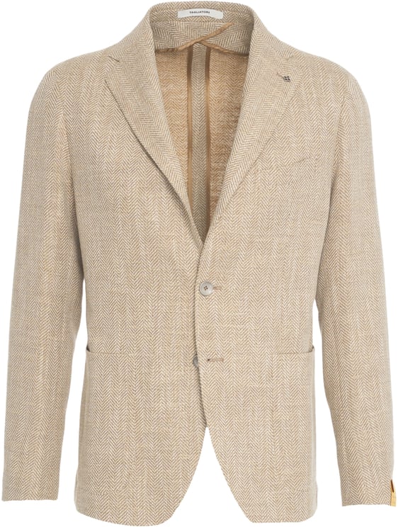 Tagliatore Blazer with herringbone pattern