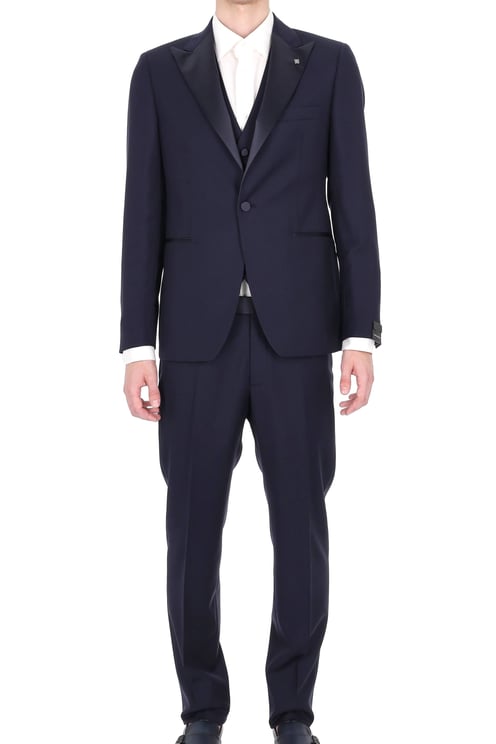 Tagliatore Bruce Virgin Wool Three-Piece Tuxedo Suit