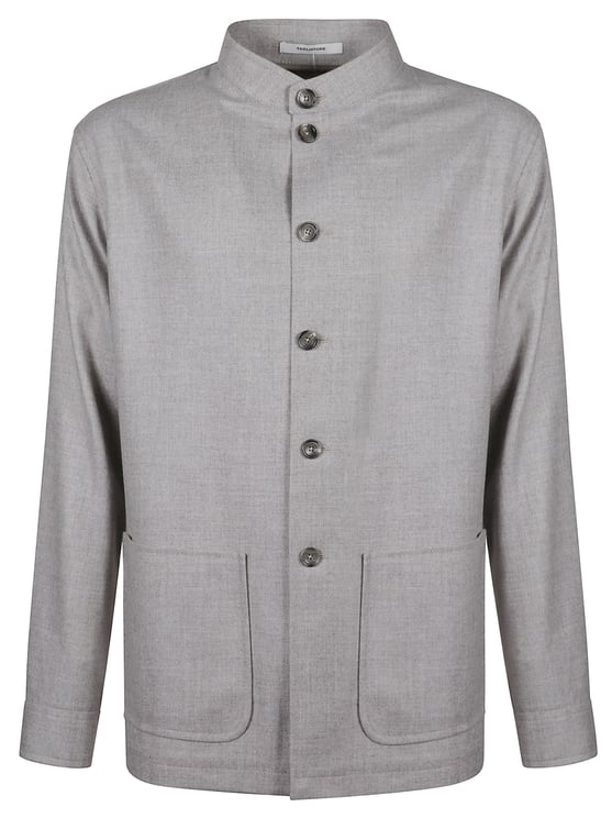 Tagliatore Grey Tempesta Button-Up Jacket