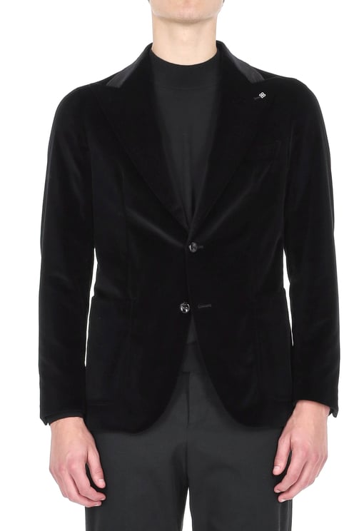 Tagliatore Pino Lerario Line Smooth Velvet Jacket