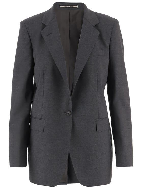 Tagliatore Structured Stretch Wool Jacket