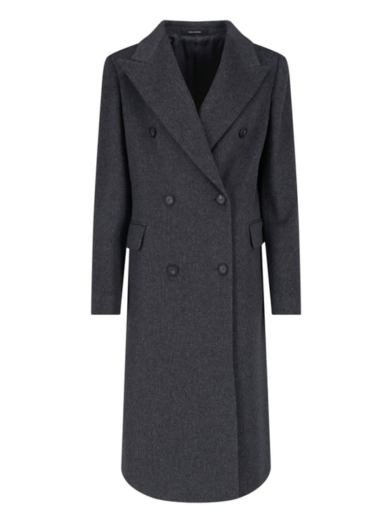 Tagliatore Grey Jole Virgin Wool Coat