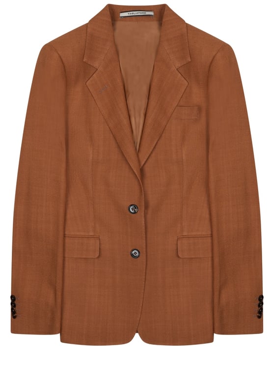 Tagliatore Parigi Viscose Blend Tailored Blazer