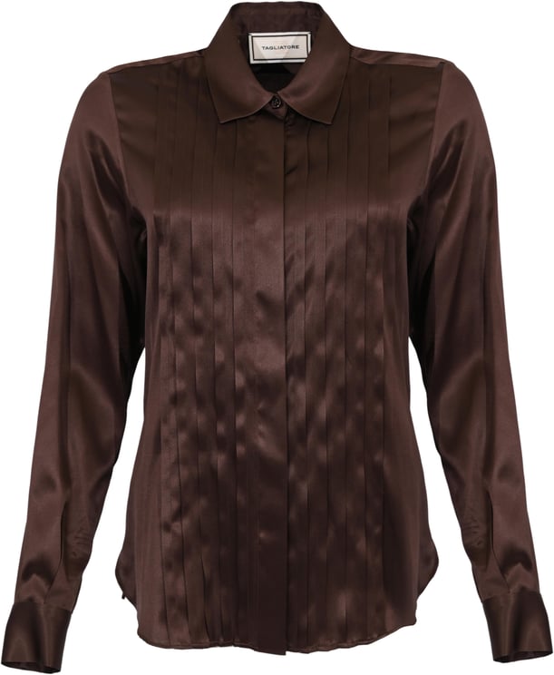 Tagliatore Shirts Brown