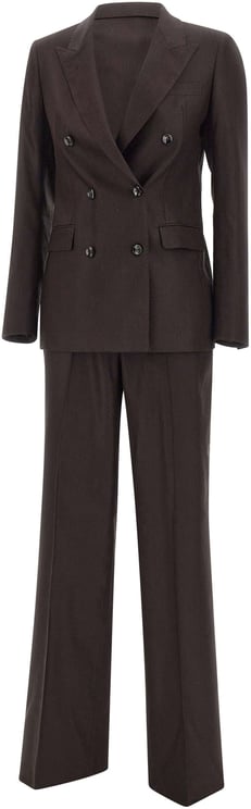 Tagliatore Dresses Brown