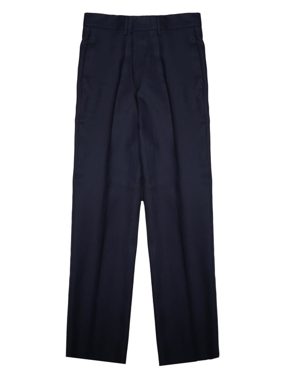 Tagliatore Straight-Leg Trousers with Subtle Pleats and Belt Loops