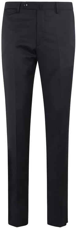 Tagliatore Tapered Tag Virgin Wool Pants