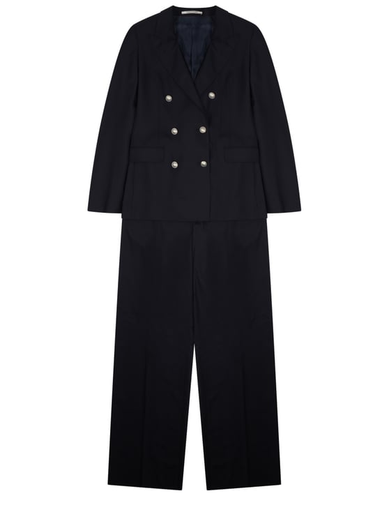 Tagliatore Virgin Wool Silk Double Suit