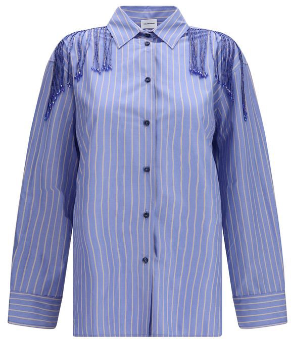 The Andamane The Andamane Blue Cotton Dress Shirt