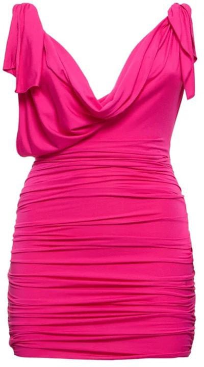 The Attico The Attico Multicolor Elastane Casual Dress