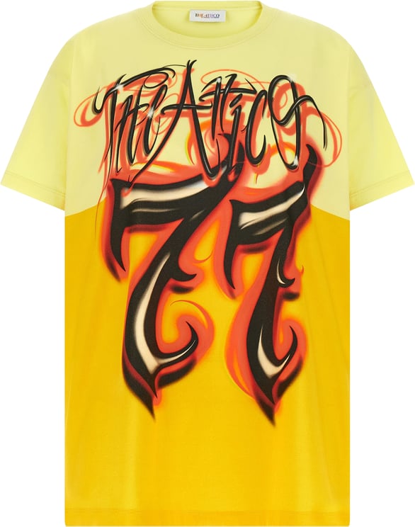 The Attico The Attico Bicolor Cotton T-Shirt