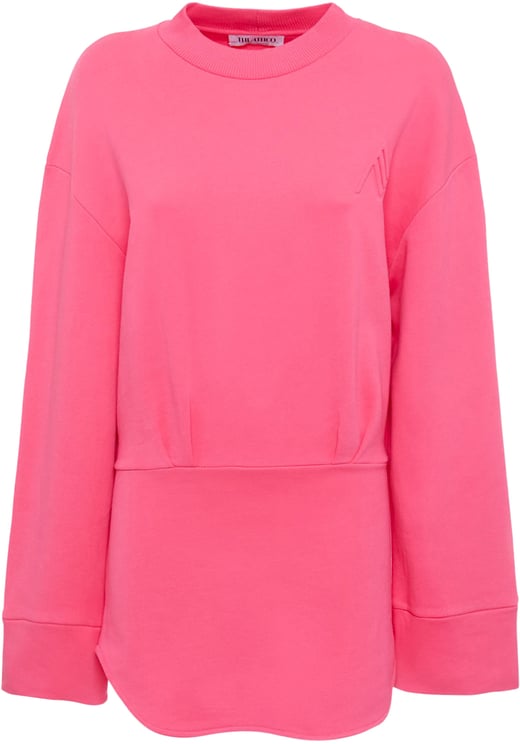 The Attico Fuchsia dress with long sleeves
