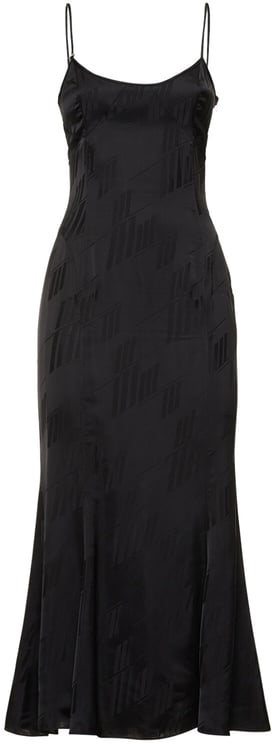The Attico Elegant long black dress