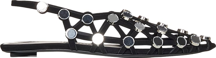 The Attico Flat Shoes Black